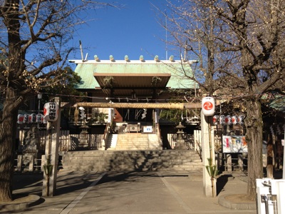 深川神明宮の初詣準備
